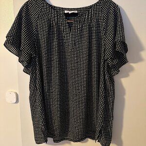Liz Clairborne Polka Dot Top